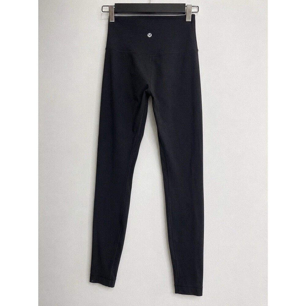 Lululemon Black High Rise Leggings Women’s Size 4 Athletic Yoga